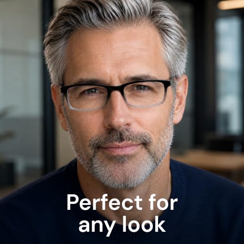 Image of Gaoye Reading Glasses Men - Blue Light Blocking Lenses, TR90 Frames, UV400 - Eyeglasses with Clear Vision