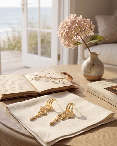 MUMREUES Gold Dangle Earrings for Women Trendy Drop Earrings - Image 7