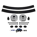 Supreme Suspensions - 2 Inch Front Lift + Rear Add-A-Leaf Pack for 1983-1996 Ford Ranger [2WD] Silver Billet Aluminum Spacers and Carbon Steel Short Leafs [Includes 3/4
