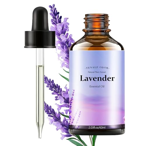 Aceite Esencial de Lavanda con Cuentagotas de Vidrio