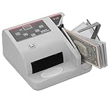 Macchina contatore di denaro con rilevamento UV/MG/IR, dispositivo portatile di conteggio dei contanti con rivelatore di contraffazione per valuta mondiale