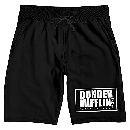 The Office Sleep Shorts Men's Dunder Mifflin Paper Company Pajama Lounge Bottoms2