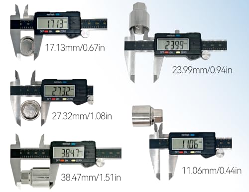 Lhbwhiz Felgenschloss Adapter,Radschloss-Radmutter,Radschrauben,Radsicherungsmutter,Reifen DeInstallationwerkzeug Diebstahlsicherung,Kompatibel mit Audi Auto
