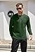 COOFANDY Men's Fashion Long Sleeve T Shirts Cotton Hipster Hip Hop Longline Crewneck Shirts Casual Gym Workout Tees Basic Fall Tops