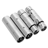 Ce kit comprend des connecteurs mâle-mâle et femelle-femelle, offrant une solution complète pour diverses applications de conversion de microphones, ainsi qu'un câble double mâle vers xlr femelle et un câble xlr femelle-femelle