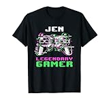 Jen - Legendary Gamer - Personalized T-Shirt