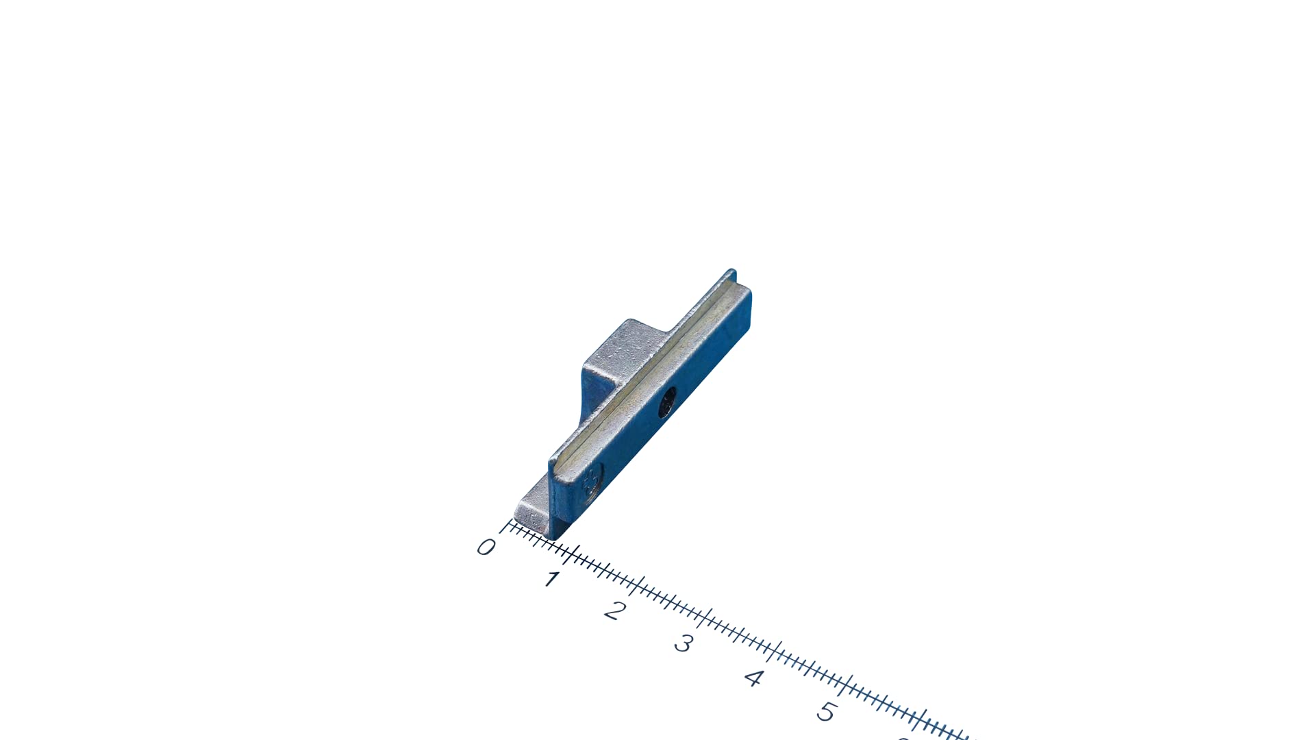 Siegenia strike plate TS type 380 also 0380 and A0380 with Ante Bellum® mounting material (10 units), Titanium Silver, 10 Einheit - Image 2