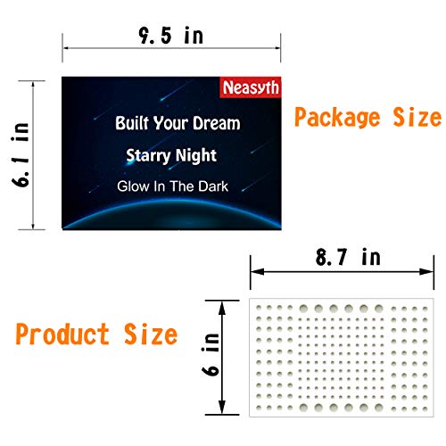 808 Pcs Glow In The Dark Stars For Ceiling, Glowing Wall Decals Decor Stickers,(404 Pcs Green And 404 Sky Blue)3D Adhesive Dots Decor Starry Sky Decor For Kids Bedroom Or Birthday Gift #TOP4