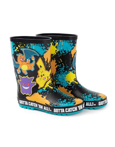 Pokémon Charizard Pikachu Gengar Boys Multicoloured Storm Boots | Pokemon Merch3