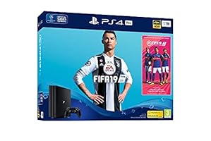 Sony PlayStation 4 Pro (1TB) Console with FIFA 19 Ultimate Team Icons and Rare Player Pack Bundle