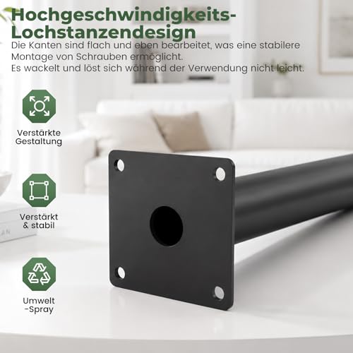 Patas para muebles de 15 cm ideales para elevar sofás y armarios 6