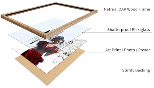 Image of Poster Master Lady in Red Print - Fashion Poster - Paris Designer Art - Modern Wall Design - Chic Gift for Women & Fashionista - Glam Decor for Bedroom or Girl's Room - 8x10 Beige Framed