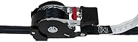 Vista 6 de Mytee Products Correas de trinquete retráctiles de 1 pulgada x 12 pies para E-Track - Correas de amarre retractables automáticas con 500 libras WLL