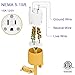 TEWOXIN 10 Set Nema 5-15P Plug ＆ 5-15R Receptacle, 15A 125V,DIY Wiring 3-Prong Connector Set for Appliances, Tools and Equipment - Yellow