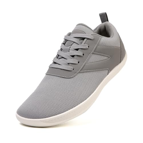 noistigt Men's Women's Wide Minimalist Toe Box Walking Shoes,Zero Drop Sole, Barefoot Sneakers for