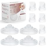 10PCS Breast Pump Parts, 6Pack Silicone Duckbill Valve & 4Pack Silicone Diaphragm Compatible with Momcozy M5 Wearable Breastpump, M5 Breast Pumps Replacement Accessories Breastfeeding Essentials Kit