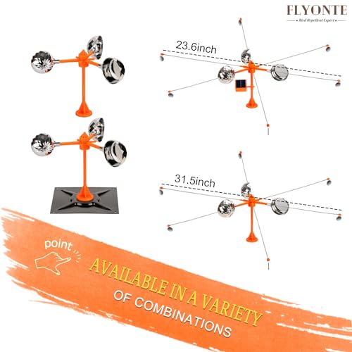 flyonte Birds Reflect Deterrent Visual Bird Scarer Deterrent Devices ...