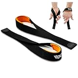 WARM BODY COLD MIND V2 Lifting Wrist Straps for Weightlifting - Hand Straps for...