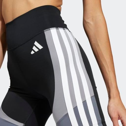 Adidas Womens Optime Essentials Stash Pocket 7-inch Training Short Leggings - Image 3