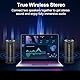 Bluetooth Lautsprecher, Musikbox Bluetooth 5.4 mit RGB Lichter, Tragbarer Musikbox Box Freisprechfunktion für Phone, 15h Akku, IP7 Wasserdicht TWS Paarung Fantastischer Sound Geeignet Outdoor/Party