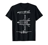 VVA-14 Plane Warbird Blueprint Schematics Diagram T-Shirt