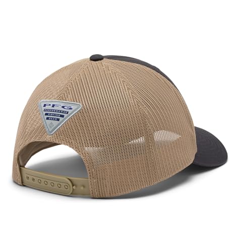 Image of Columbia Unisex Unisex PFG Fish Flag Mesh Snap Back Hat, Shark /Beach /Fish Flag, One Size