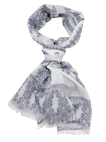 NYFASHION101 Women's Chiffon Soft Viscose Floral Paisley Pattern Scarf Shawl Wrap2