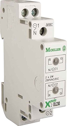 Pilotos LED Eaton Z-EL/OR24 de alta visibilidad y bajo consumo pack de 2