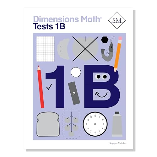 Dimensions Math Tests 1B | Singapore Math Inc. ... 1947226487 Book Cover