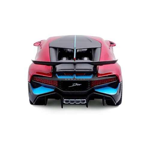 Maisto Bugatti Divo Modelo 1:24 Puertas Móviles Rojo miniatura 4
