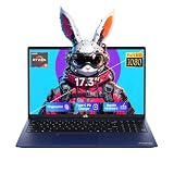 NIMO 17.3' FHD Gaming Laptop, AMD Ryzen 5 6600H 16GB DDR5 RAM 512GB SSD (Beat i7-1165G7, 6-Core up to 4.5GHz) Radeon 660M Graphics Computer with 100W Fast PD Backlit Keyboard for Business & Student
