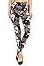 Leggings Depot High Waisted Checkered & Animal Print Leggings for Women-Full Length-R560, Pink Butterflies, Plus Size