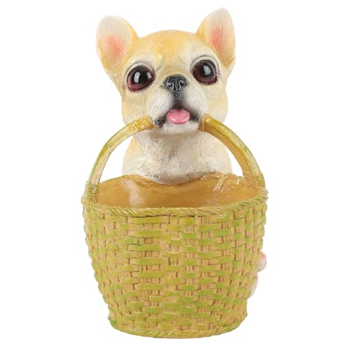 Boîte de rangement de figurines de chien organisateur mignon de clés