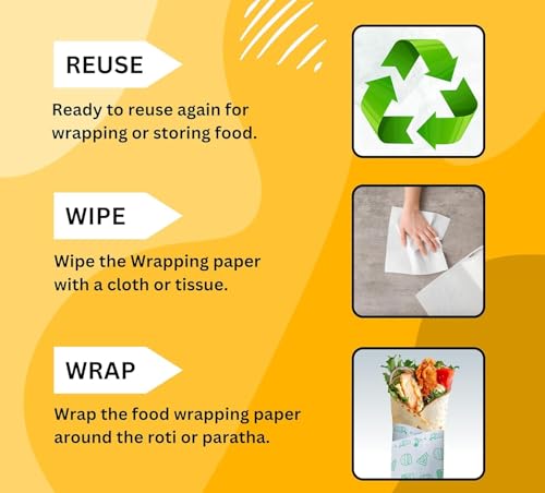 Image of Butter Paper Roll for Kitchen Food Wrap 1 Kg | Premium Non-Stick Parchment Paper | Greaseproof & Heat Resistant | Suitable for Wrapping, Baking & Oil Absorption