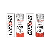 SHOCK'D GOLF BALLS β 4-Pack (12 Balls Total) β Viral Prank Golf Balls β Loud Exploding Sound β Perfect Gag Gift, Tournament Prank, or Golf Joke Ball (Red Dot Button)