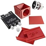 B2 Audio RC2 2' RC Car Subwoofer w/ 2ch Bluetooth Chip Amp & Single Vented Box Red (Red)