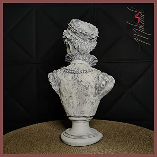 Buste de femme Dame du château 39cm princesse victorienne