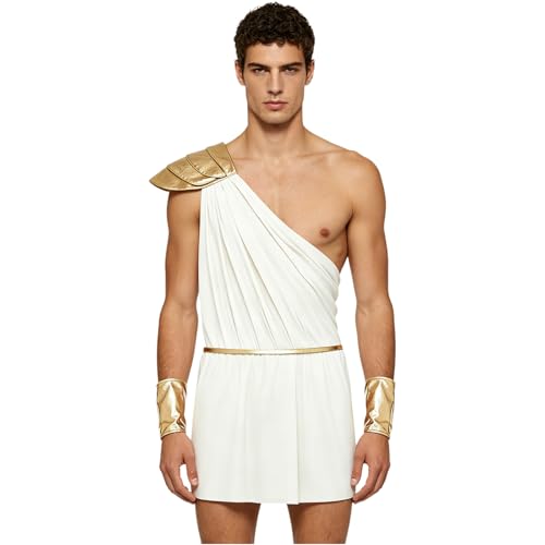 Déguisement Toge Halloween pour Homme Robe Olympe Festival Rave Antique