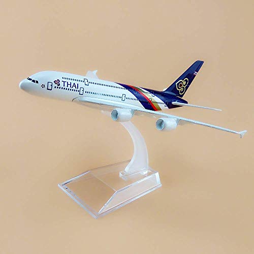 Image of Toys uncle Diecast Aeroplane Scale Model, 16 Cm: (B747 Thai), Multicolor