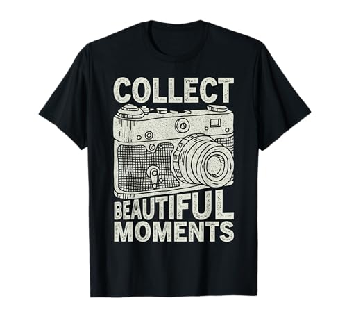 Retro Film Camera Photography Art Design Photographer Quote T-Shirt