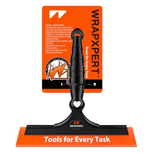 WRAPXPERT Window Tint Squeegee 8.3-Inch Silicone Squeegee for Car Windows, Window Tint Tool Kit for Windshield, Side Mirror, Shower Glass, and House Windows/Door Cleaning