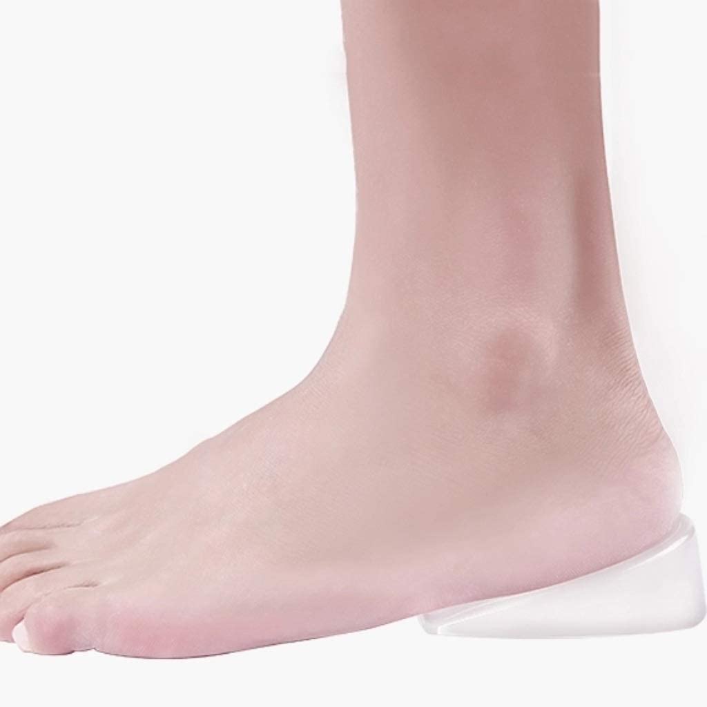 EDDGE Soletta Interna rialzante, Massaggio Ortopedico, Cura dei Piedi, Soletta Interna in Gel rialzante Invisibile, Poggiapiedi Donna, Supporto for Scarpe (Size : 1cm)