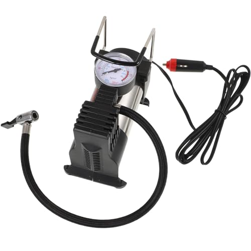 SWETRACE Inflador de Neumáticos Automático Portátil 16 Cilindros para Coche, Bomba de Aire Compacta Motor Pequeño 140 PSI, Compresor de Aire para Automóviles, Bicicletas y Balones