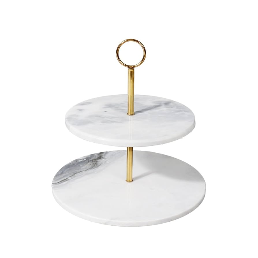 大理石のケーキスタンド Amazon｜ケーキスタンド 大理石二層ケーキスタンドパーティー
