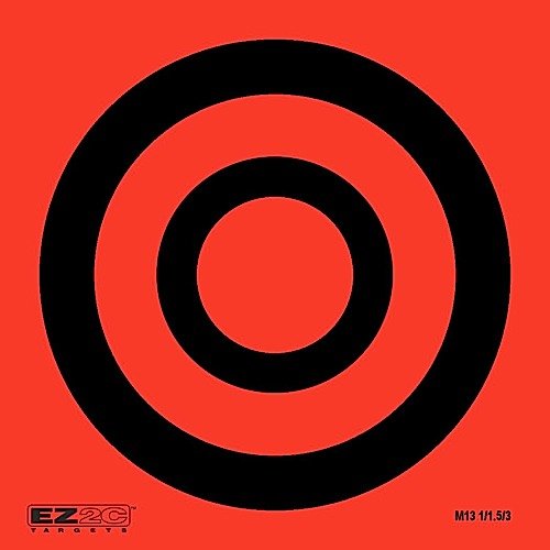 Ez2C Mini Targets Self-Adhesive 3.5" X 3.5" Style 13 (25 Pack) #TOP16