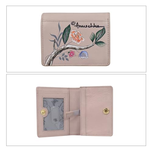 Anuschka Women’s Hand-Painted Genuine Leather RFID Blocking Card Organizer Wallet4
