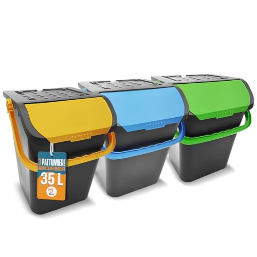 ✅ Manici Resistenti e Pratici – Facili da trasportare e svuotare grazie ai manici ergonomici e rinforzati.