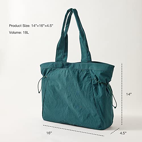 Image of VAKAER Tote Bag for Women, 18L Side Cinch Shopper Bag, Large Hobo Bag, Lightweight Shoulder Bags for Work, Workout, Travel