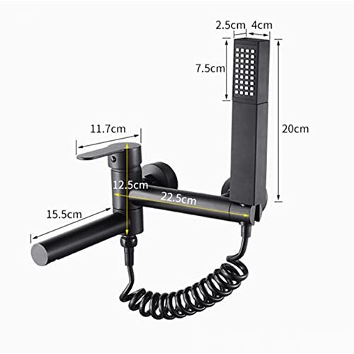 Ensemble de robinet de bain-douche mural pour remplacer un mitigeur - 8