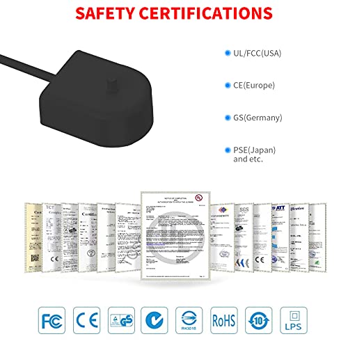 Replacement Model Hx6100 Charger Compatible With Philips Sonicare Protective Clean 4100 5100 5300 Electric Toothbrush Charging Base, Hx3000 / Hx6000 / Hx8000 / Hx9000 Portable Waterproof Power Cord #TOP4